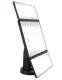 Косметическое LED-зеркало с 22 диодами и увеличением 2x/3x, черное