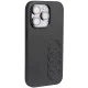 Audi Synthetic Leather vāciņš Apple iPhone 14 Pro 6.1\", melns