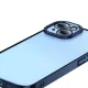 Комплект Baseus Glitter: чехол и защитное стекло для iPhone 14 Plus (синий)
