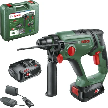 Akumulatora perforators Bosch UniversalHammer 18V, 2x 2.5 Ah, 2.0 J, SDS-plus