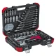 GEDORE red Socket Set 1/4\" + 1/2\", 92-piece