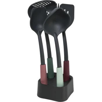 Kitchen Utensil Set Brabantia TASTY+ with Stand, 4-Piece, Black
