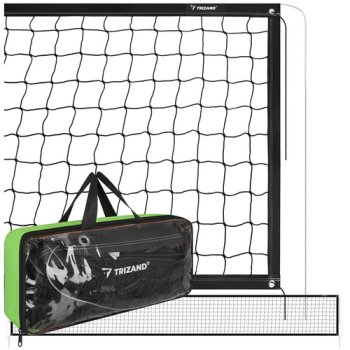 Trizand Volleyball Net 8.5x1m with Bag, Black