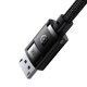 DisplayPort 8K 60Hz kabelis 2 m Baseus High Definition Series - melns