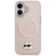 Karl Lagerfeld iPhone 17 Choupette Pin MagSafe Case, Pink