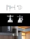 Самоклеящаяся подставка Sonoff для датчика движения ZigBee, белая