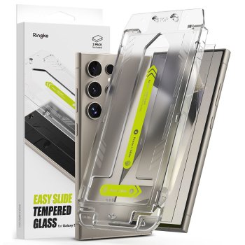 Ringke Easy Slide aizsargstikls Samsung Galaxy S24 Ultra (2 gab.)