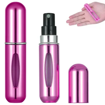 Ceļojumu smaržu pulverizators 5ml, rozā