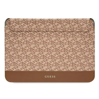 Guess klēpjdatora futrālis 16" GCube Stripes, brūns