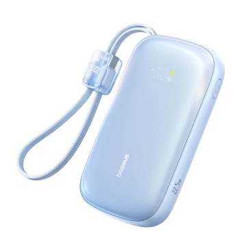 Baseus EnerFill FC21 Qpow 3 Ultra 20000mAh 22,5W пауэрбанк с дисплеем и кабелем в...