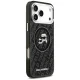 Karl Lagerfeld IML Glitter Karl & Choupette MagSafe vāciņš iPhone 17 Pro Max, Melns