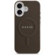 Guess Classic Logo MagSafe Phone Case Cover iPhone 17 - Brown