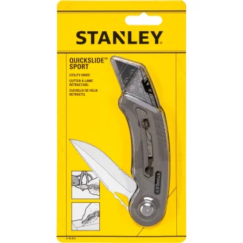 Универсальный спортивный нож Stanley Quickslide II, серебристый