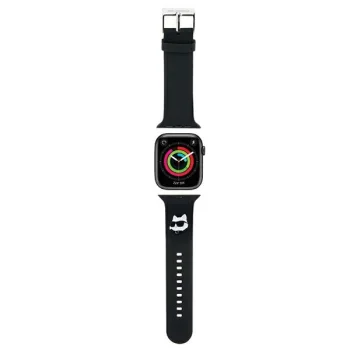 Karl Lagerfeld Apple Watch 38/40/41mm Strap 3D Rubber Choupette, Black
