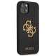 Guess iPhone 13 mini vāciņš Silicone 4G Logo Melns
