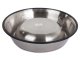 Metal Bowl for Dogs and Cats with Rubber Base, 150 ml, Silver