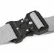 Tactical Survival Belt with Quick Release Buckle 131cm Grey