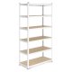 Cinkots metāla plaukts ModernHome 222x110x50 cm 6 plaukti 1050 kg