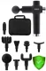 Ķermeņa masāžas pistole + 8 uzgaļi Neo-sport NS-501, Melns | Body Massage Gun