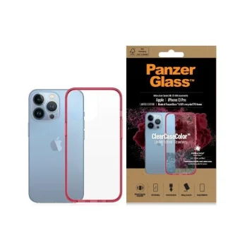 PanzerGlass iPhone 13 Pro vāciņš ClearCase, caurspīdīgi rozā