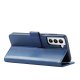 Magnet Case Wallet Flip Cover for Samsung Galaxy S22+ (S22 Plus), Blue