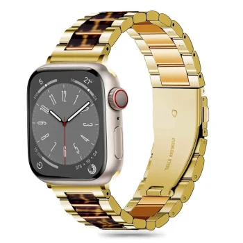 Strap Tech-Protect Modern Apple Watch 4 / 5 6 7 8 9 SE (38 40 41 mm) - Gold Leopard