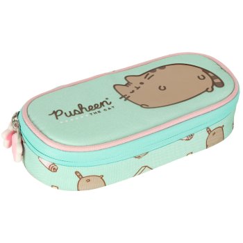 Школьный пенал с мягкой крышкой и одним разворотом Pusheen Mint