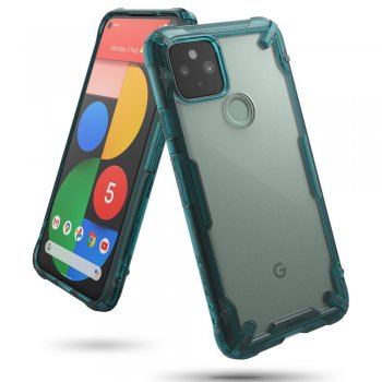 Google Pixel 5 Ringke Fusion X Case Cover Bumper, Blue | Telefona Vāciņš Maciņš Bampers Apvalks