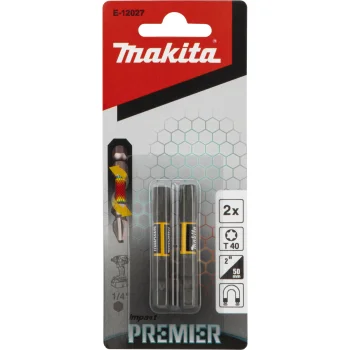 Торсионные биты Makita E-12027 T40 50 мм, 1/4", 2 шт.