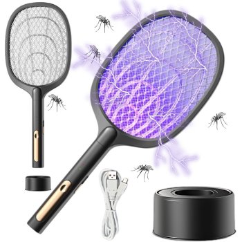 Electric paw-pack for flies mosquitoes moths insects with uv lamp stand