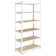 Складской металлический стеллаж ModernHome 222x110x50 см 6 полок 1050 кг
