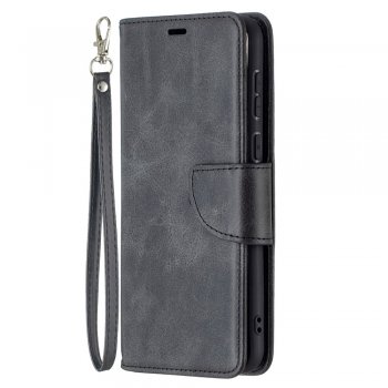 Huawei P50 Leather Stand Book Case Cover with Card Slots, Black | Telefona Vāciņš Maciņš Apvalks Grāmatiņa