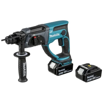 Akumulatora perforators Makita DHR202RTJ 18V, 2x 5.0Ah, SDS-Plus