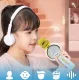 Bezvadu karaoke mikrofons ar skaļruni un Bluetooth, Balts/Zelts