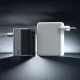 Cuktech AD1404UEU 140W GaN 3x USB-C / USB-A sienas lādētājs ar kabeli pelēks