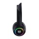 Игровые беспроводные наушники Onikuma B90 с кошачьими ушками, черные
