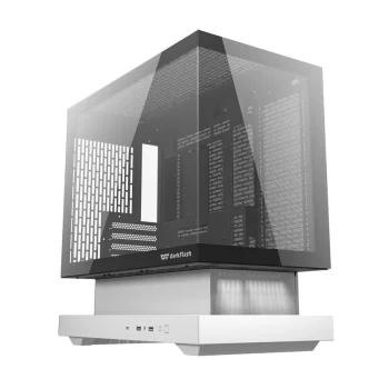 Компьютерный корпус Darkflash F1 + 6 ARGB вентиляторов, белый
