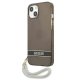 Guess iPhone 13 mini Case Translucent Stap Black