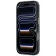 Чехол Guess IML 4G Script Metal для iPhone 17 Pro Max / 18 Pro Max, черный/коричневый