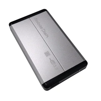 2.5" SATA HDD ārējais korpuss USB 3.0, sudraba