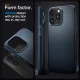 Spigen iPhone 15 Pro Max vāciņš Thin Fit, Black Metal