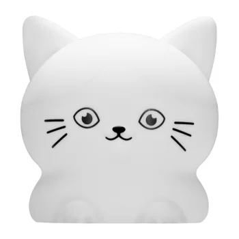 Детский силиконовый LED ночник Redleaf Silly Cat с RGB и USB-C