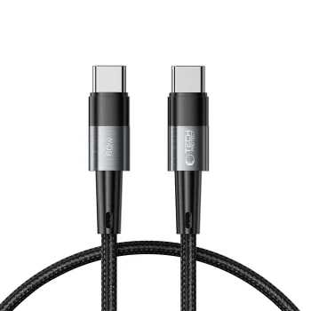 Tech-Protect UltraBoost USB-C / USB-C PD kabelis 60W 3A 0.25m, pelēks