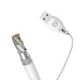 Кабель Dudao USB / Lightning 2.4A 1м, белый (L4L)