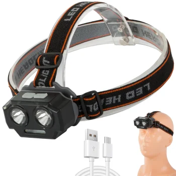LED galvas lukturis XHP30 SMD ar akumulatoru, modelis SQ-803