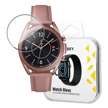 Гибридное защитное стекло Wozinsky Watch Glass для Samsung Galaxy Watch 3 45mm, черное
