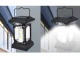 Solar Lamp with Motion and Dusk Sensor, 60 LED COB, 5 Modes, Black