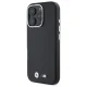 Чехол BMW M Smooth Full Wrapped Metal MagSafe для iPhone 16 Pro Max, черный
