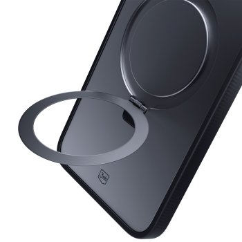 3Mk Protection Smoke Case Mag&Stand vāciņš Apple iPhone 16 Plus Caurspīdīgs