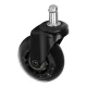Набор колесиков для стула Activeshop Roll Speed, 11x21 мм, черные, 5 шт.